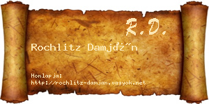 Rochlitz Damján névjegykártya